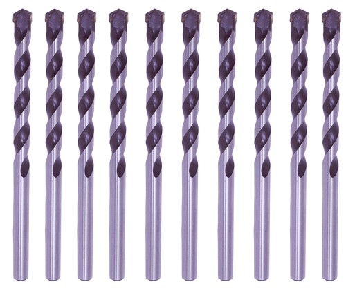10pcs masonry drill bits - 1/4",