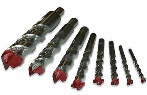 8pc masonry drill bit set - bit,